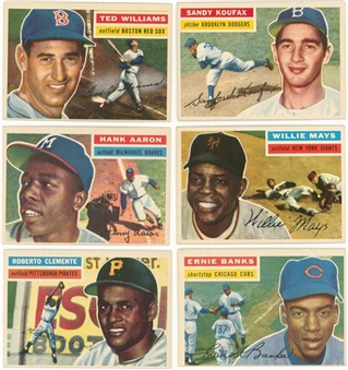 1956 Topps Complete Set (340) Plus Checklists (2)